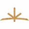 Ekena Millwork Alberta Rough Sawn Timber Gable Bracket, Western Red Cedar, 72"W x 33"H x 4"D x 4"F, 11/12 Pitch GBW072X33X0404ALB00RWR - alternate 1